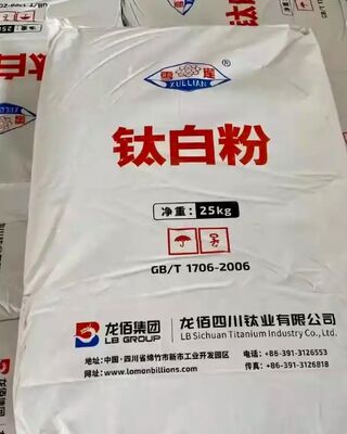 Hoogwaardig Rutile Titanium Dioxide TiO2-poeder met 96,0% TiO2-gehalte en al. Oppervlaktebehandeling voor inkttoepassing