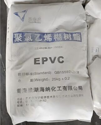 PB1156 EPVC Emulsie PVC Hars K-Waarde 61 met Matige Plastisol Viscositeit Ultra-Lage Vluchtige Stoffen en Uitstekende Thermische Witheid