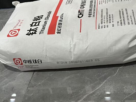 CNNC R-219 Rutile Titanium Dioxide TiO2 Pigment met een hoge ondoorzichtigheid 94% Reinheid en weerbestandheid voor PVC-profielen