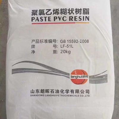 F51 Paste PVC-hars K70 met lage viscositeit, goede schuimvorming en hitte-stabiliteit voor leer en coatings