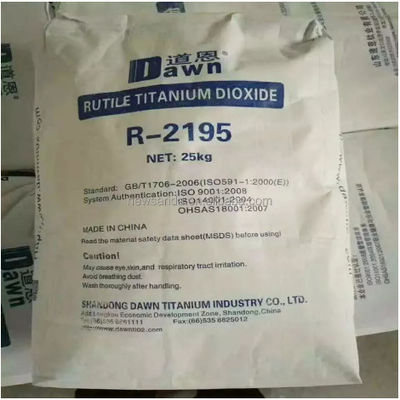 Dawn Titanium R-2195 Rutile TiO2 met CPSIA-veiligheidscertificaat, loodgehalte niet gedetecteerd en beperkte ftalaten niet gedetecteerd