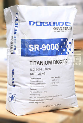 Het Rutieltio2 SR-9000 CAS 13463-67-7 Titaandioxide van de hoge Prestatiesdeklaag voor Inkt