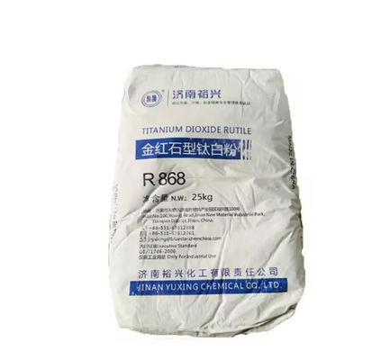 Jinan Yuxing R-868 Titandioxide van hoge kwaliteit / hoge witte kleur voor coatings / verven