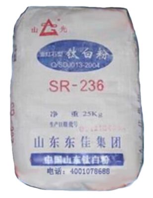 Sulfaatproces Rutiel SR-236 Titaan Dioxide Hoge Witheid Tio2 voor Industriële Coatings