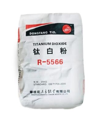 Rutile Tio2 R-5566 Sulfaatproces Titaniumdioxide met uitstekende dispergeerbaarheid