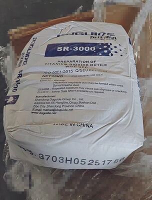 Rutieltitaniumdioxide SR-3000 Wit poeder met 75-77% TiO2 Anorganische Zr & Al coating en organische behandeling