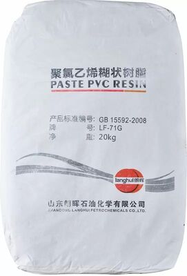 LF-71G Paste PVC-hars met een hoge polymerisatiegraad 1700±100, een lage residuele VCM ≤5μg/g en een hoge meshpassage van 49μm ≥99%