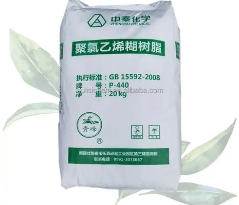 Zhongtai P440 PVC Pastahars Emulsiekwaliteit met K-waarde 74 Gemiddeld Moleculair Gewicht en Lage tot Gemiddelde Viscositeit