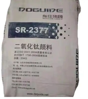 Rutieltitaniumdioxide SR-2377 Tio2 met hoge achromatisiteit, superieure witte kleur en gemiddelde duurzaamheid