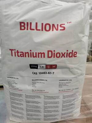 Rutieltitaniumdioxide Tio2 BLR-698 met hoge glans Sterke dispergeerbaarheid ≥ 6,50 en hoge witte ≥ 97,0 voor buitencoatings