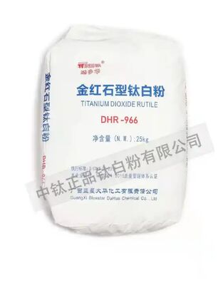 DHR-966 Rutiel Titaniumdioxide met anorganische silicium-aluminium coating voor hoge witheid en sterke dekkracht