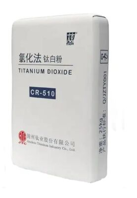 CR-510 Hogepure rutiel-titandioxide pigment met ultra-hoge rutiel-puurheid, hoge witte kleur en blauwachtige ondertoon en uitstekende dispergeerbaarheid
