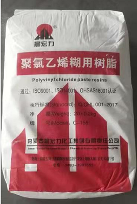Chenhongli C-155 PVC-pastahars met K-waarde 80 met een hoge mate van polymerisatie en een middelmatige controleerbare viscositeit voor kunstleer en doopproducten