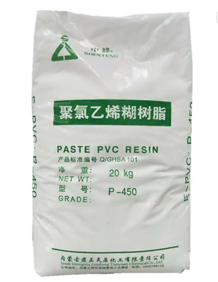 Junzheng P-450 PVC-hars van pastekwaliteit met K-waarde 65 laag vluchtig gehalte en controleerbare pastviscositeit