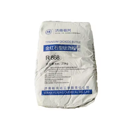 BLUESTAR Jinan Yuxing R868 Sulfaatproces Rutiel Titaandioxide met Zr-Al Anorganische Coating, Nauwe Deeltjesgrootteverdeling en Hoge Glans voor Industriële Coatings