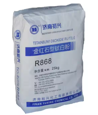 Bluestar Yuxing R868 Rutieltitaniumdioxide met Zr-Al anorganische coating voor een hoge tintsterkte en weinig oplosbaar zout