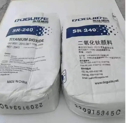 Doguide SR-240 Rutiel-titaandioxide met organische oppervlaktebehandeling, hoog kleurreducerend vermogen en hoge bulkdichtheid