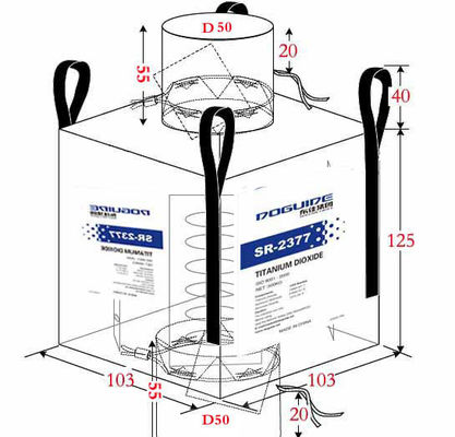 DOGUIDE GROUP SR-2377 Rutieltitaniumdioxide met Zr-Al anorganische coating voor uitstekende waterdispergeerbaarheid en ≥97,0 droge poederwitheid