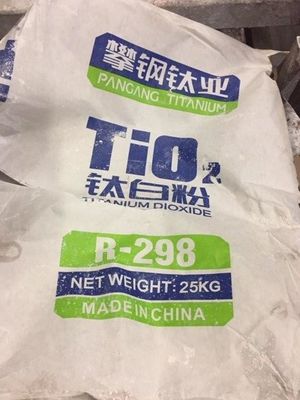 Pangang-groep R-298 Rutieltitaniumdioxide met een hoog TiO2-gehalte, uitstekende dispergeerbaarheid en laag vluchtige gehalte