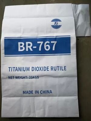 BR-767 Rutieltitaniumdioxide met anorganische Si/Al oppervlaktecoating en organische oppervlaktebehandeling voor universele toepassingen