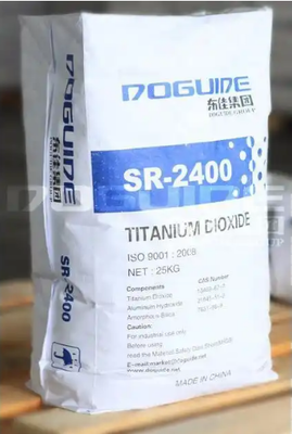 SR-2400 Rutieltitaniumdioxide met een hoge witheid ≥ 97%, een sterke tintkracht ≥ 180% en Silica/Alumina-coating