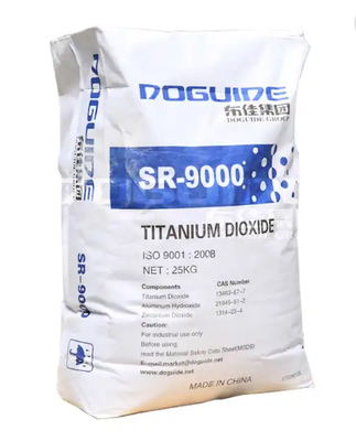 SR-9000 Zirkonium-Aluminium gecoate rutiel titaniumdioxide pigment met hoge dekkracht en uitstekende dispergeerbaarheid